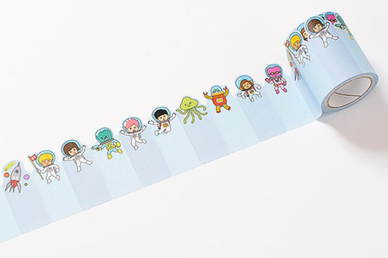 Universe cut roll market sticky note ROUND TOP Masking memo tape