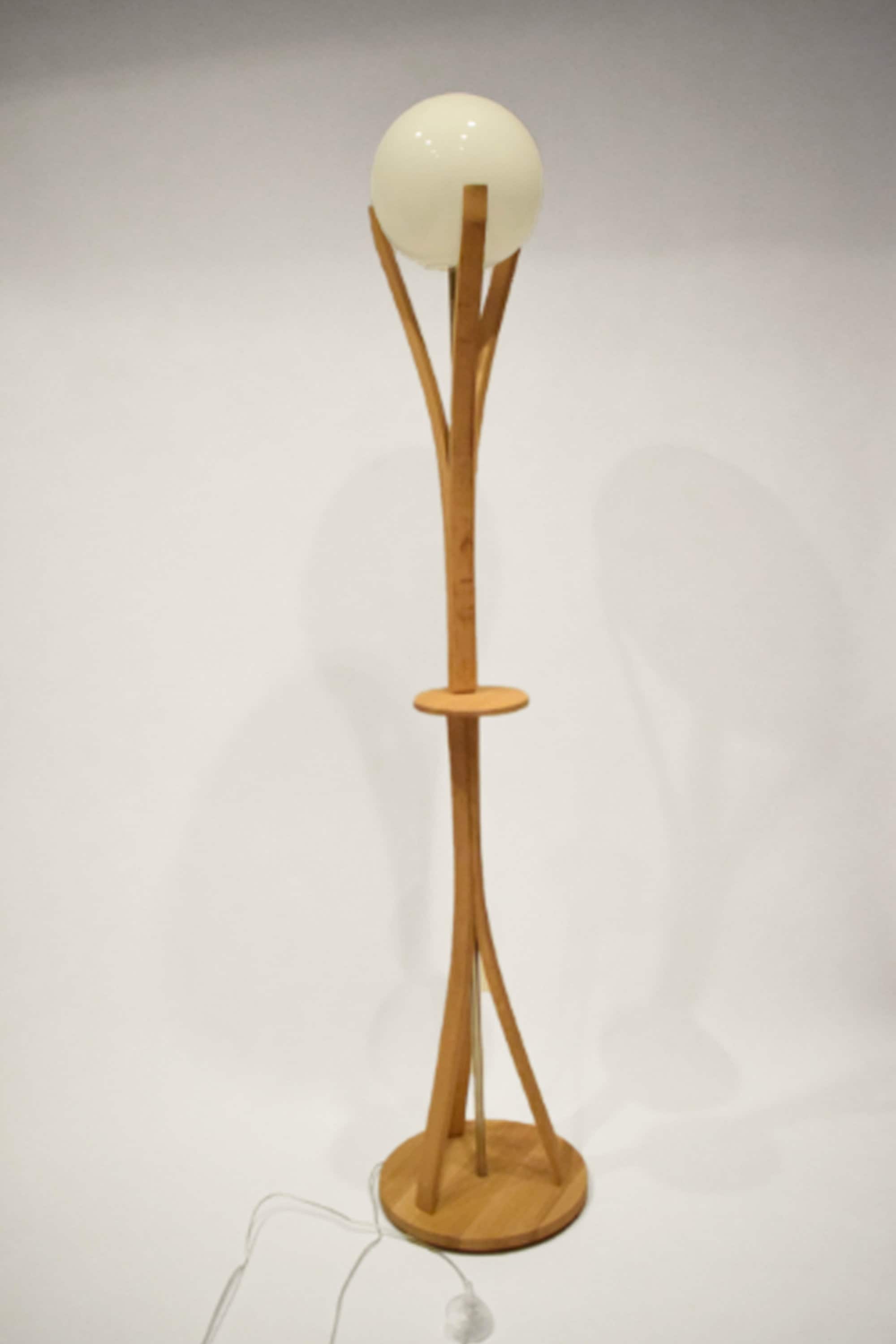 lampadaire En Bois De
