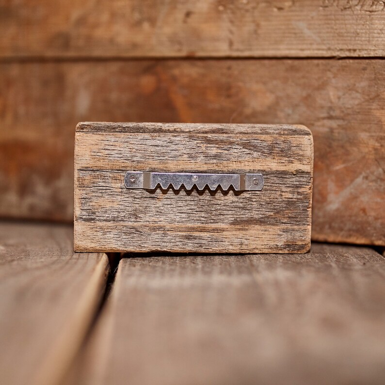 One of a kind Reclaimed materials Mini Hand Woven Weaving on Reclaimed Wood Display on a shelf or hang on the wall!