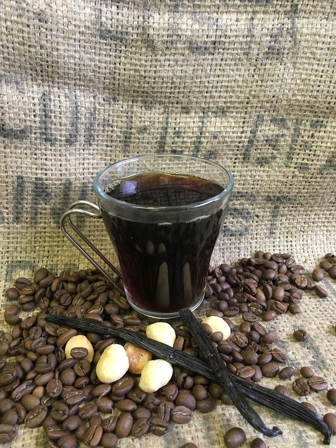 Vanilla Macadamia Nut Flavored Coffee Specialty Coffee Ground Etsy