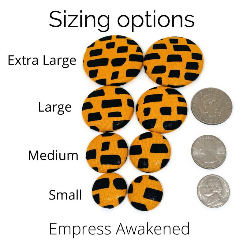 fabric earrings Fabric button earrings African fabric earrings button earrings African print earrings stud earrings