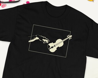 Violin Shirt, Violin Gift, Violin T shirt, Violin Player, Adam Creation Shirt, Creation Of Adam, The Creation Of Adam,