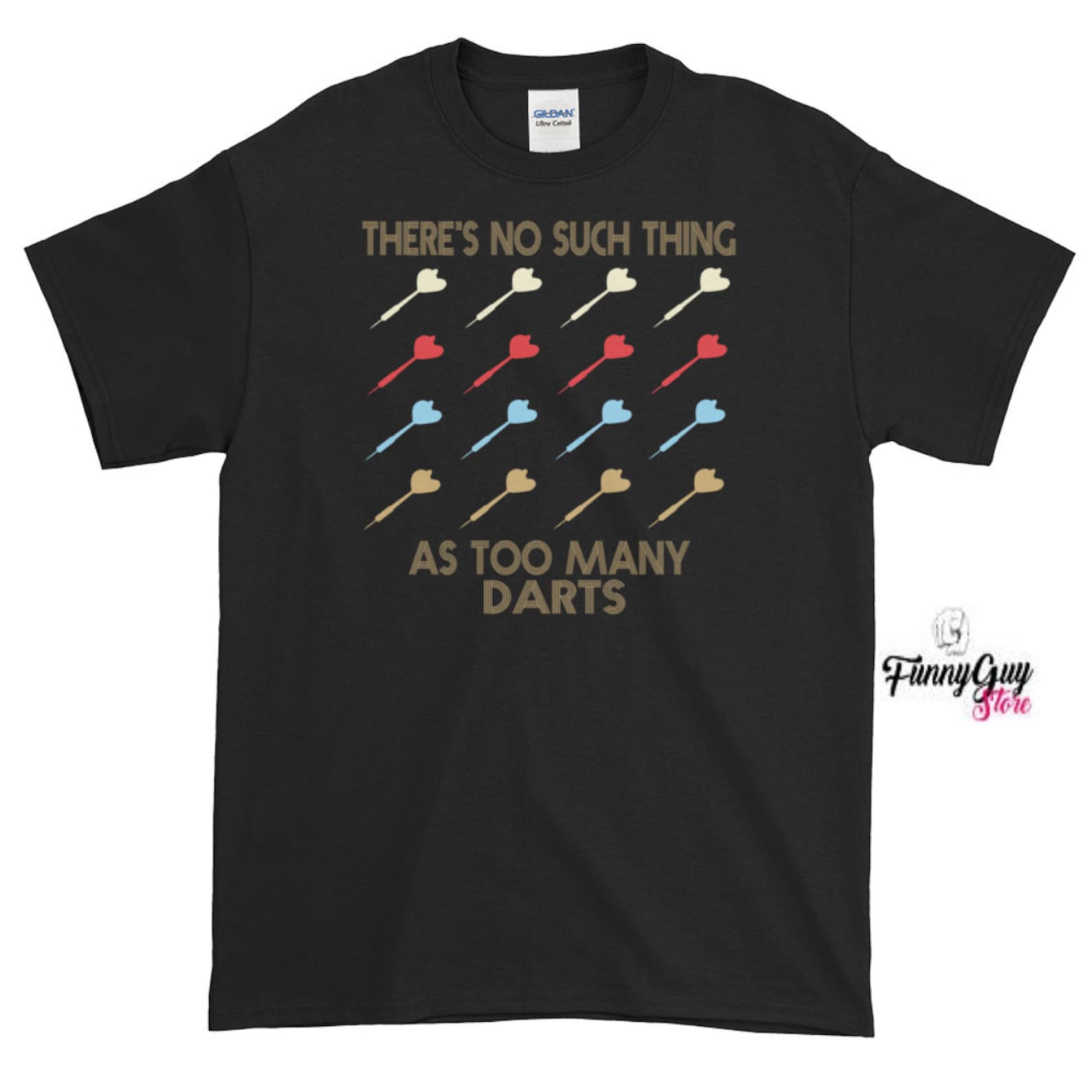 Darts Shirt / Darts T Shirt / Vintage Clothing / Retro Style Etsy