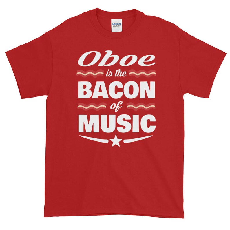 Oboe is the Bacon of Music Tshirt Etsy