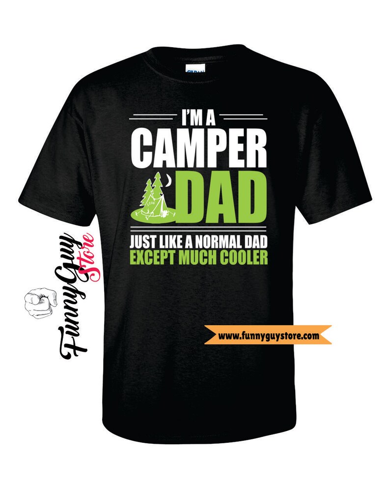 Camping Shirt Mens Camping Shirt Camper Dad Gift for Dad Cool Etsy