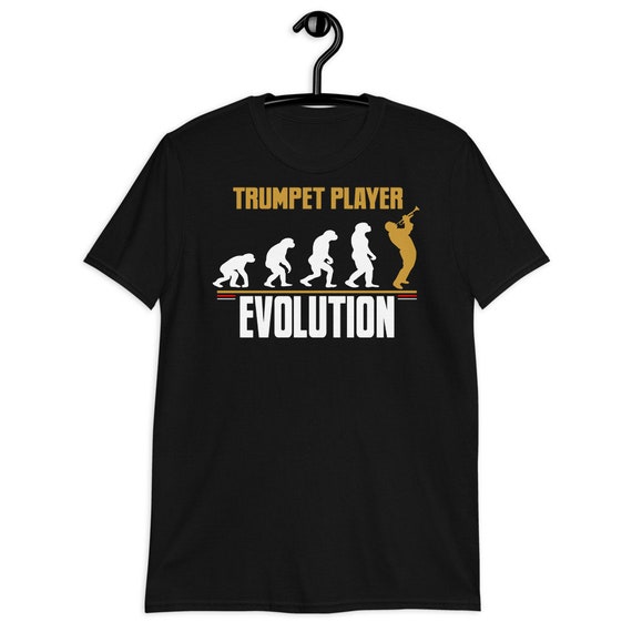 Trumpet Shirt. Evolution T-Shirt For Trumpet Player Trumpet Shirt. Evolution T-Shirt For Trumpet Player