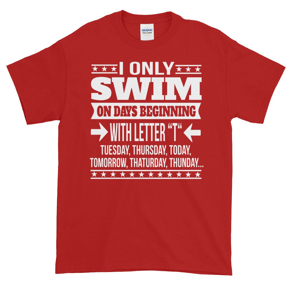 Funny Swimmer Tee Gift for Swimmer Swimming Lover Tee Swimming Etsy