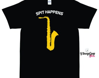 T-shirt 'Eat Sleep Play Saxophone' | Marque Fruit Of The Loom - Neuf Sans étiquette