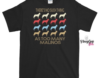 Maglietta Malinois / Vintage Retro Style / Malinois Dog Shirt / Abbigliamento Vintage / Malinois Owner Tee / Malinois Gift / Holiday Gift