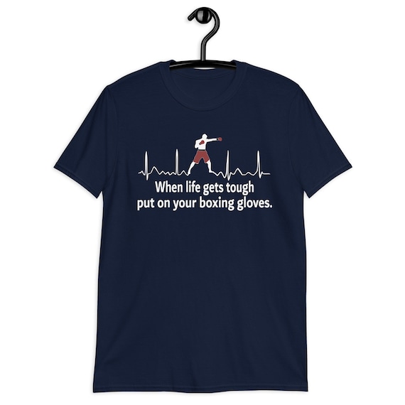 Boxing T-Shirt Heartbeat Tshirt Boxer Gift Tee Fight Love Boxing T-Shirt Heartbeat Tshirt Boxer Gift Tee Fight Love