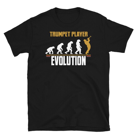 Trumpet Shirt. Evolution T-Shirt For Trumpet Player Trumpet Shirt. Evolution T-Shirt For Trumpet Player
