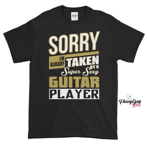 Sexy Guitar Player T-Shirt Sexy Guitar Player T-Shirt