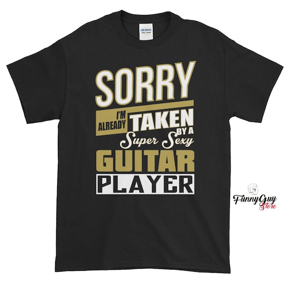 Sexy Guitar Player T-Shirt Sexy Guitar Player T-Shirt