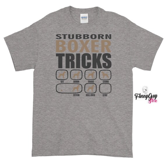 funny boxer dog t shirts