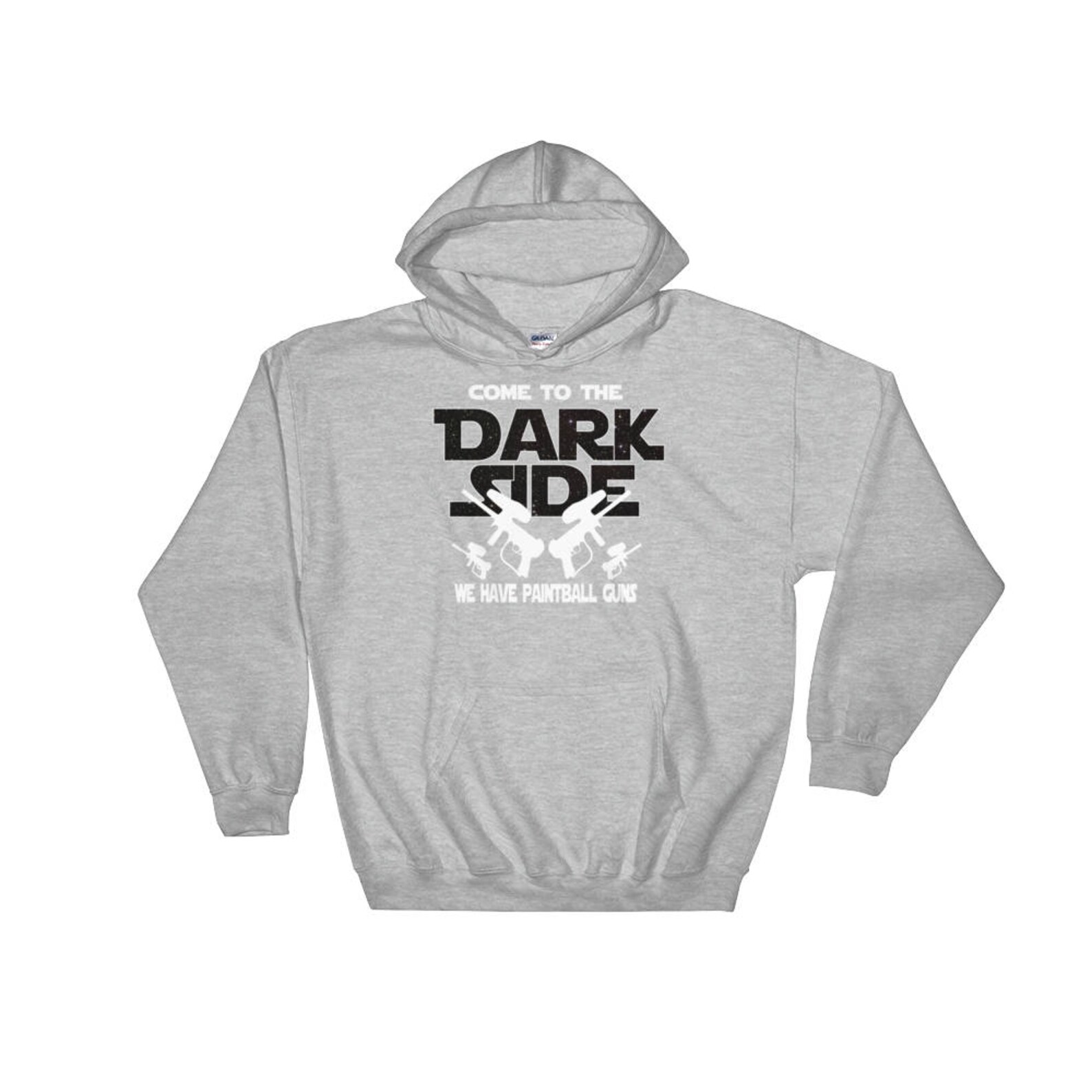 Paintball Hoodie Come to the Dark Side We Have Paintball Guns Etsy