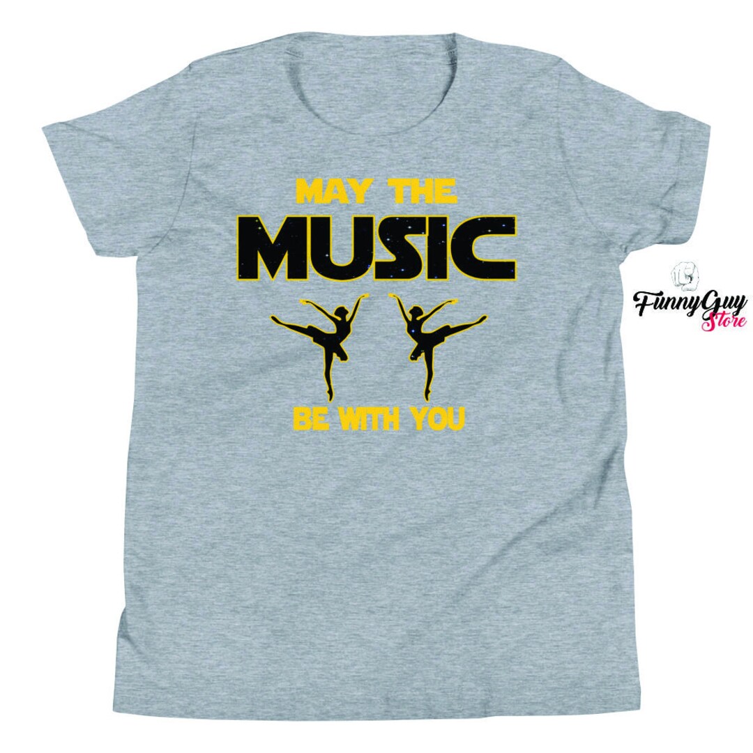 Ballet Unisex Youth Tee Ballerina T Shirt Children Ballet Tee Kids Sci