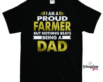 Farmer Dad Shirt | Gift For Dad | Best Dad Gift | Farmer T-shirt | Farmer Gift | Gift for Farmer | Husband Gift | Gift for Him | Dad Gift