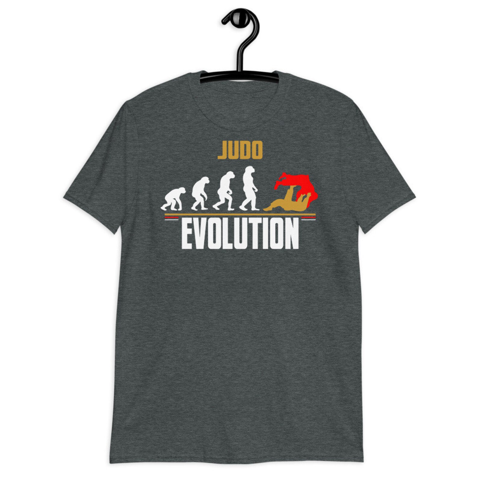 Coole-Fun-T-Shirts Judo Evolution Kinder Hoodie - Kapuzenpulli Für Kampfsport