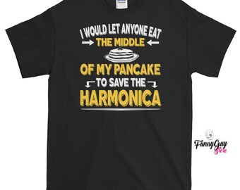 Monstre D'harmonica Drôle Avec Harmonica T-Shirt