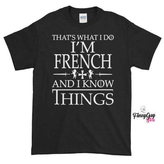 French Nationality T-shirt - Etsy