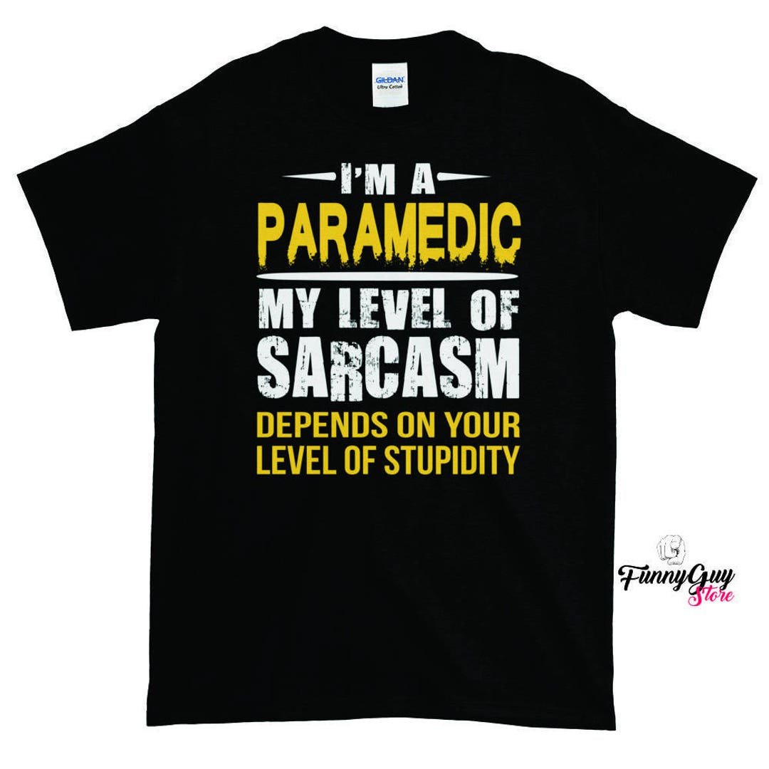 Ambulanza Paramedico Emt Divertente T-shirt Da Uomo Con Stampa Posteriore Exsczayniz6g - Foto 7