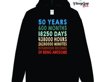 50th Birthday Hoodie | 50. Geburtstag Geschenk | 50 Jahre alt | 50 Jahre Hoodie | 50 Jahre Geschenk | Geburtstagsfeier | Geburtstag Hoodie