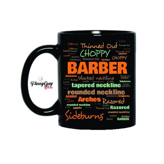 Barber Mug Mug for Barber Barber Gift Barber Terms Etsy