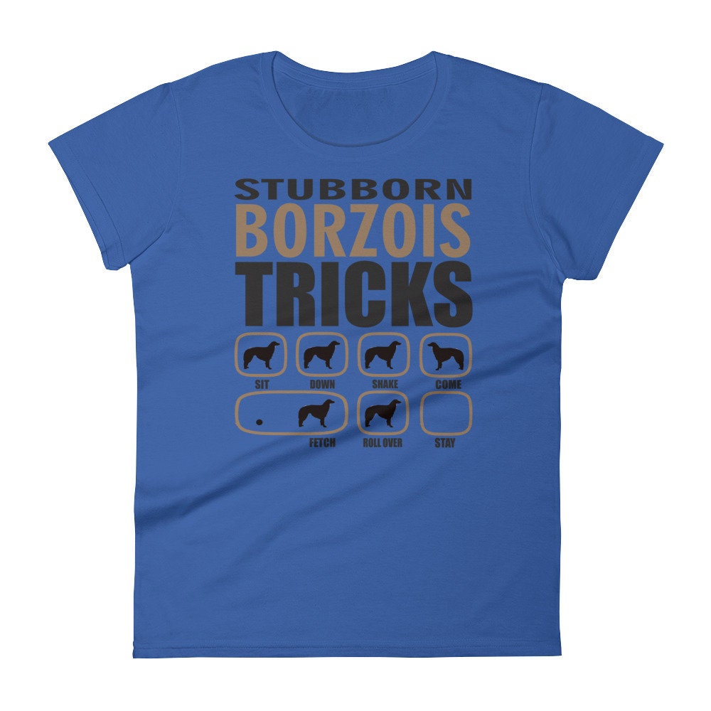 Borzoi T shirt / Stubborn Borzois Tricks T shirt / Borzoi Tee | Etsy