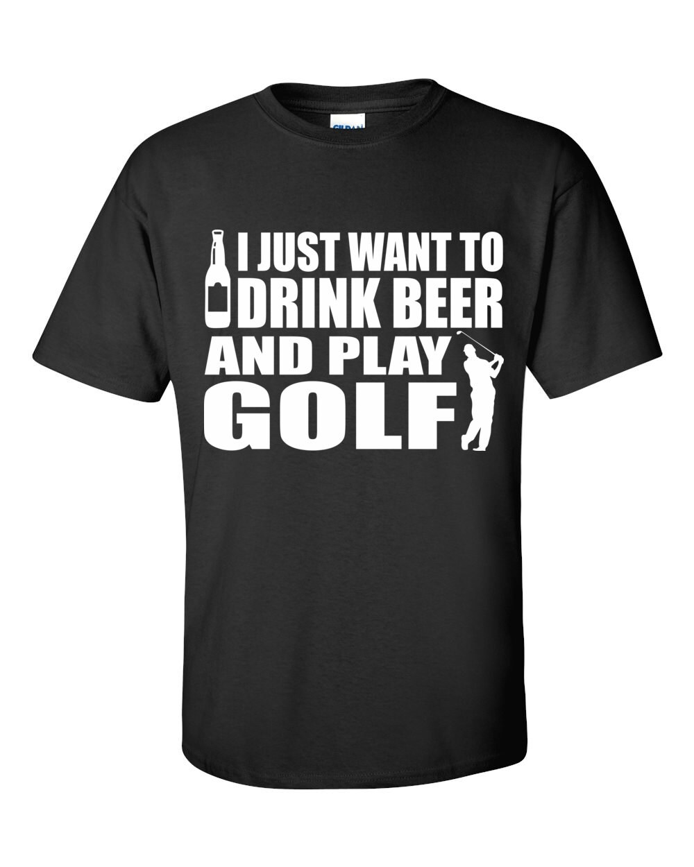 beer drinking golf shirt
