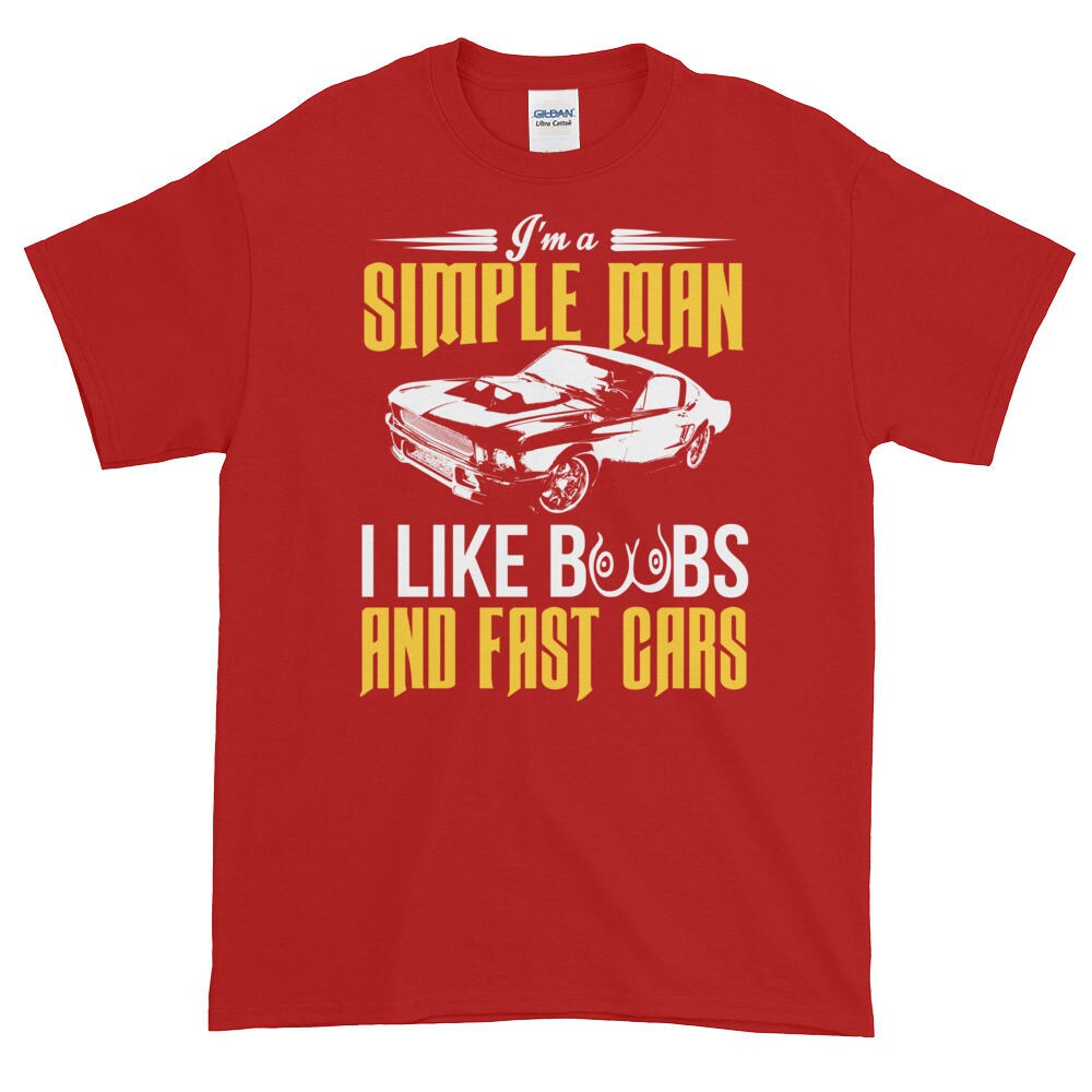 Muscle Car Shirt Cars Lover Shirt Cars and Boobs Tshirt With Etsy