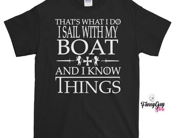 Boating Lover Tee | Gift For Boating | Boat Owner Shirt | Boating T-shirt | Sailor Gift | Gift For Sailor | Sailor Dad Gift | Sailing Tshirt