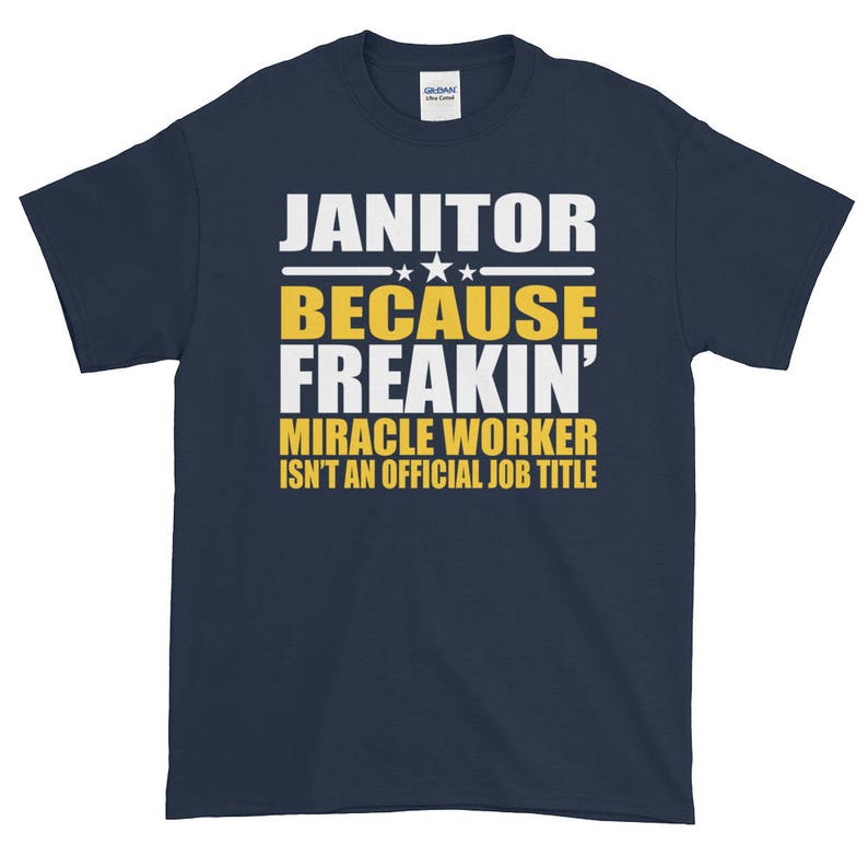 Janitor T shirt School Janitor Tee Janitor Tee Janitor Etsy