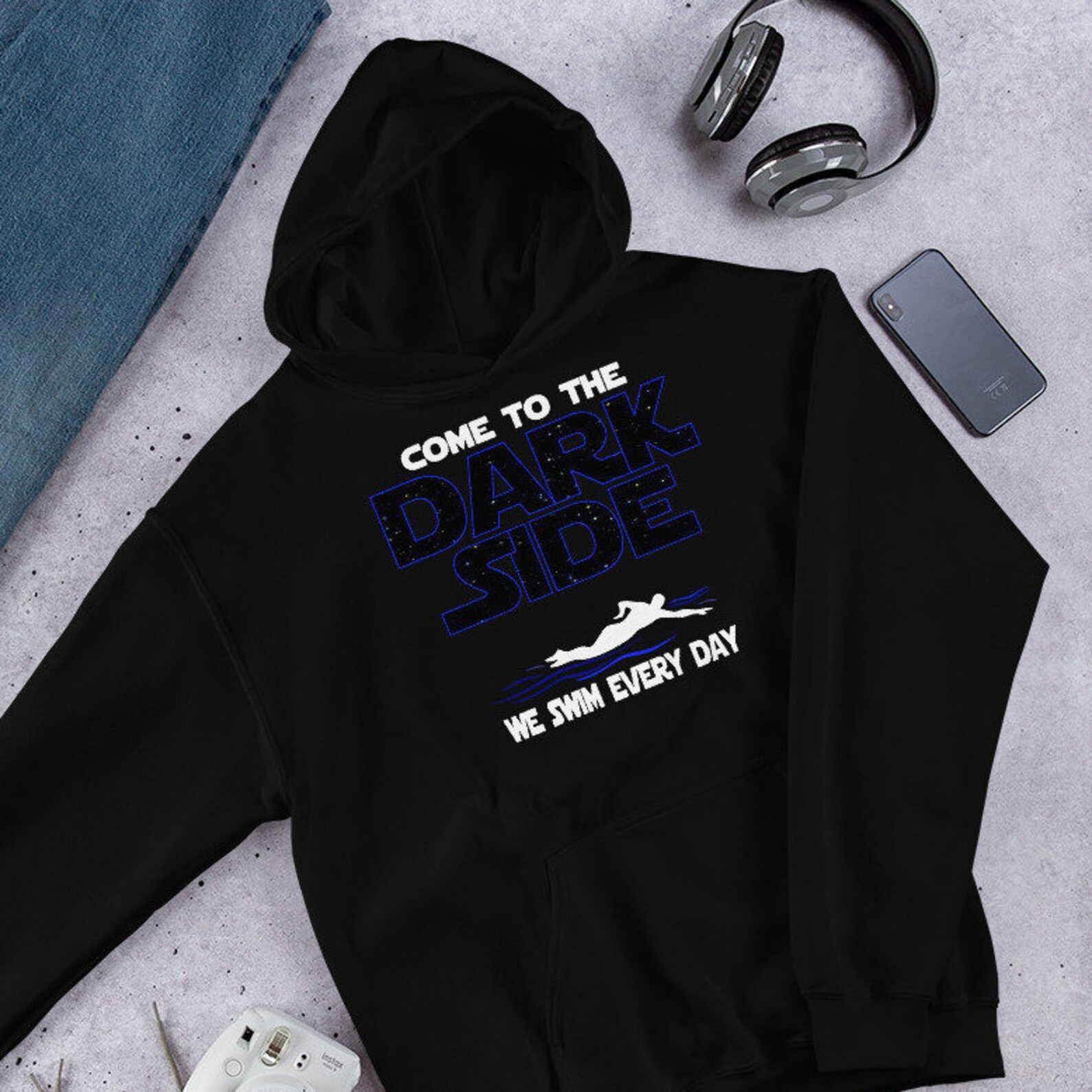 Swimming Hoodie Swimmer Gift Swimming Sweatshirt Etsy