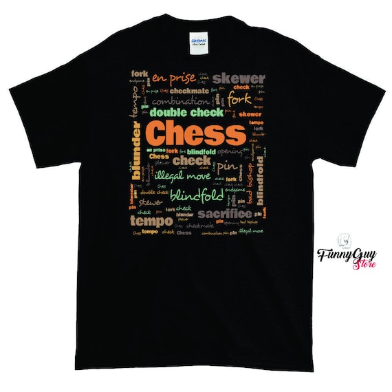 Chess Terminology T Shirt / Chess Gift / Chess T Shirt / Chess 