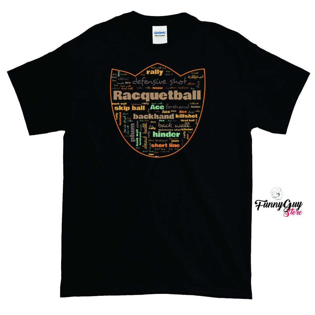 Racquetball Terminology T Shirt / Racquetball Gift / Etsy