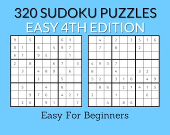 easy sudoku puzzles etsy ireland