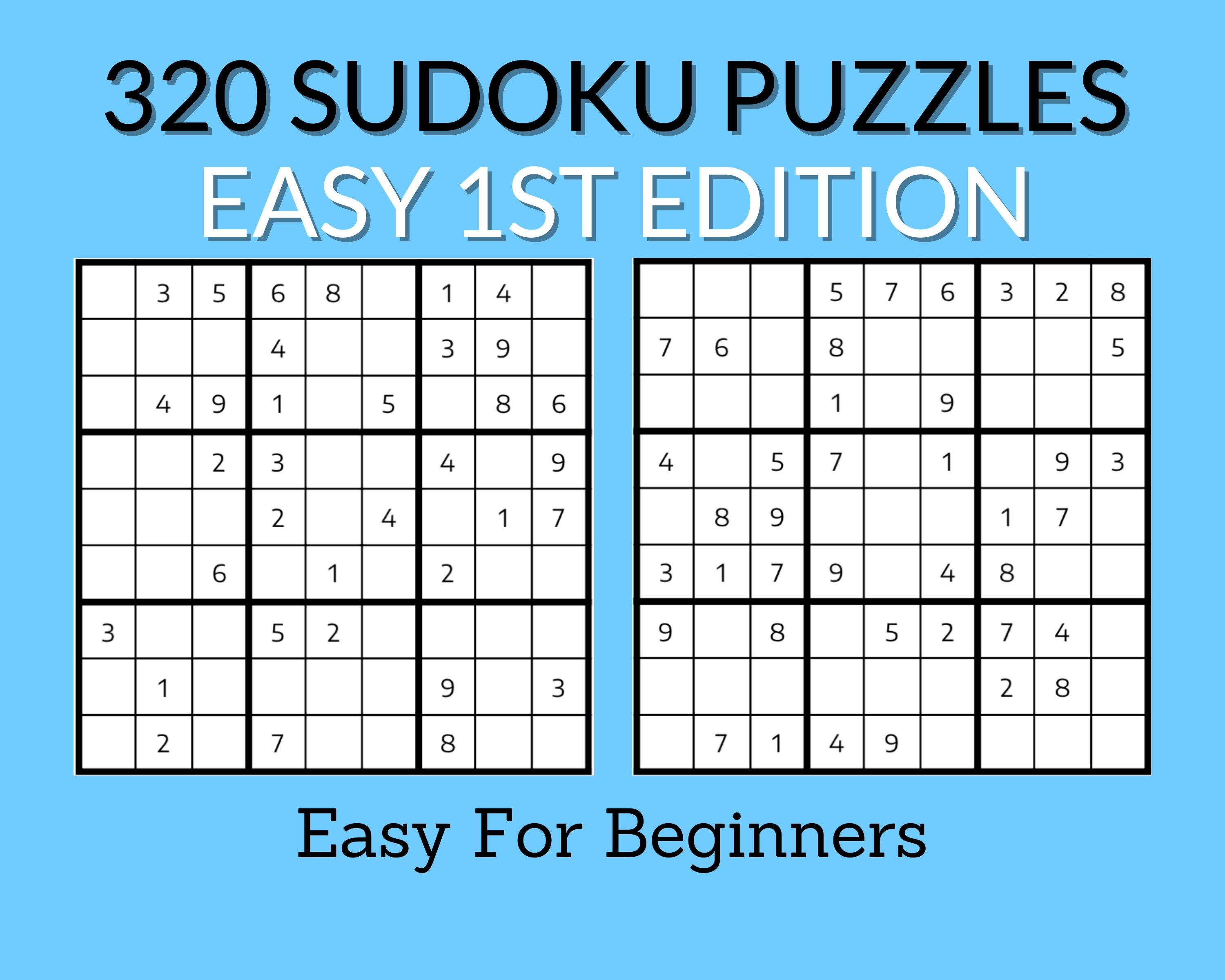 Easy Sudoku Para Principiantes PDF Imprimible Etsy España