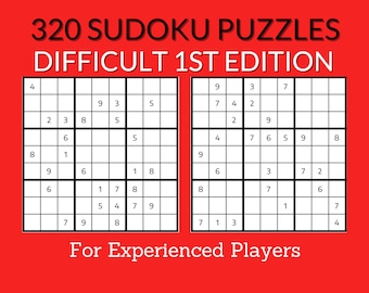 expert sudoku etsy ireland