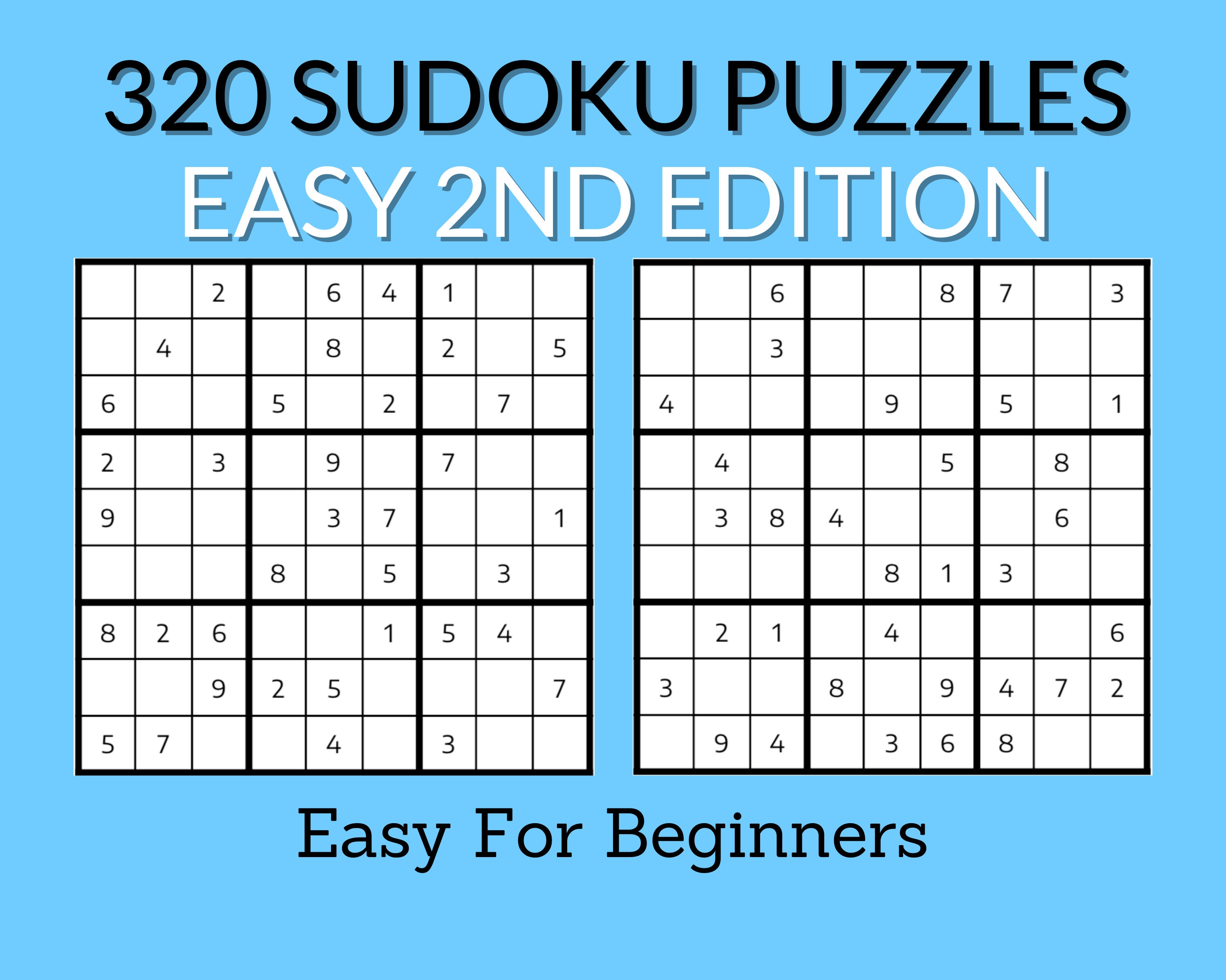 Double Sudoku Games Book for Adults: Double Sudoku Games Book for