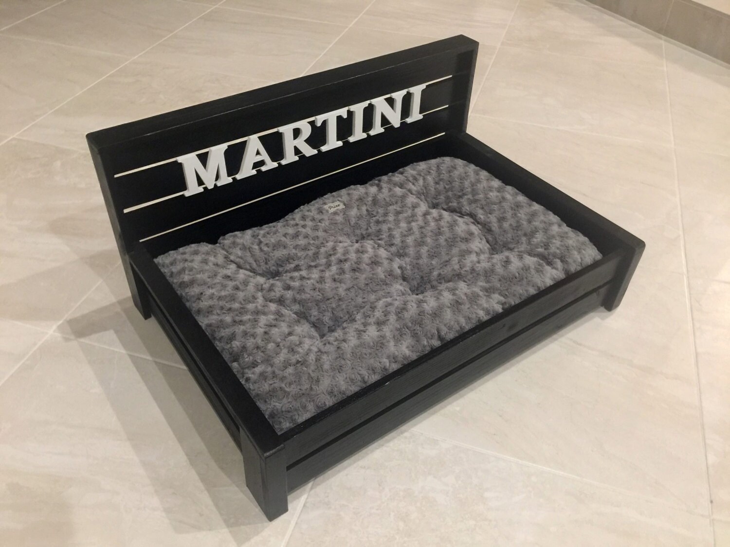 Medium Rustic Wood Dog Bed Custom Dog Bed Wooden Dog Bed Etsy