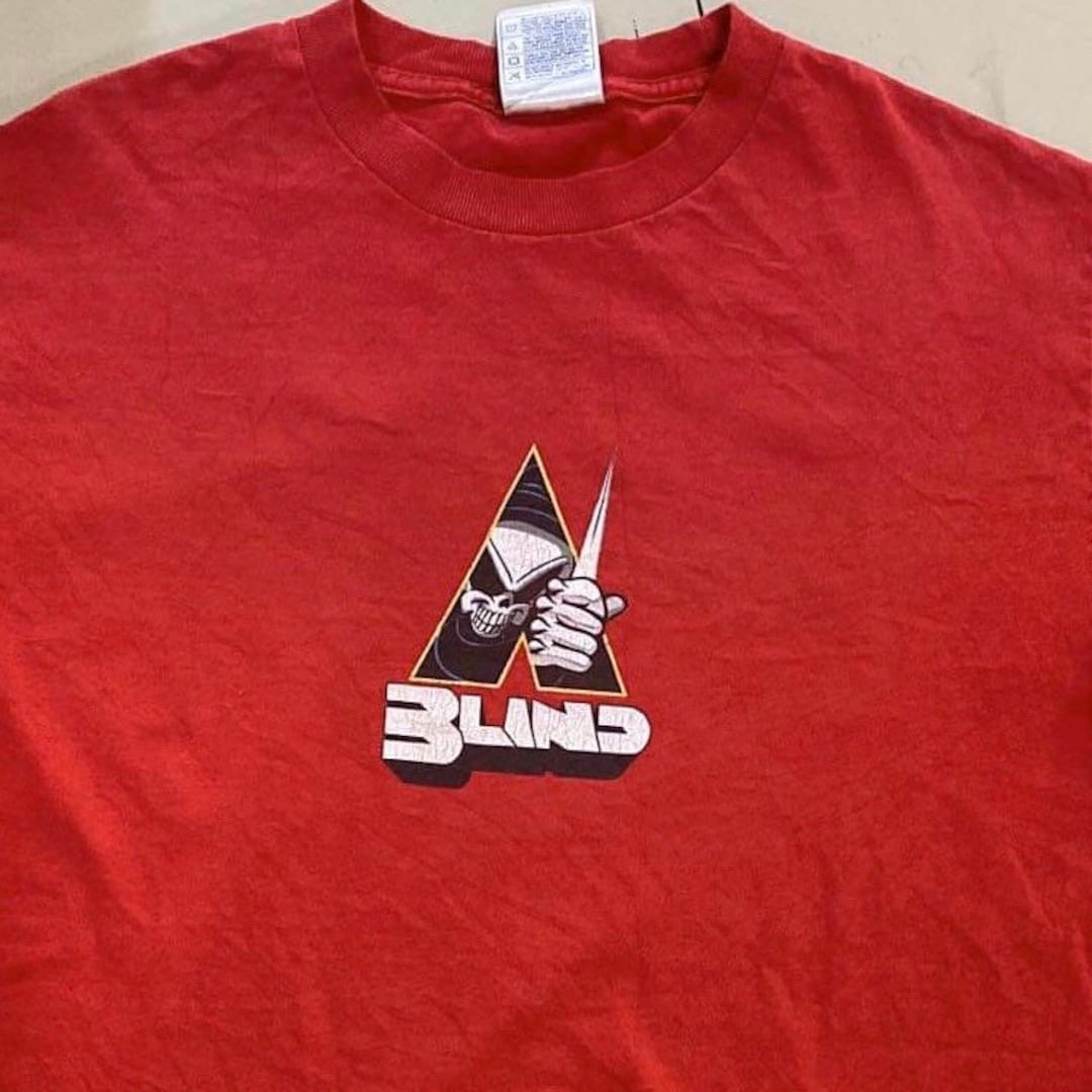 Vintage Blind Skateboards T Shirt Rip off a Clockwork Orange Etsy