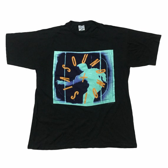 Vintage David Bowie Sound Vision T shirt 1990 band