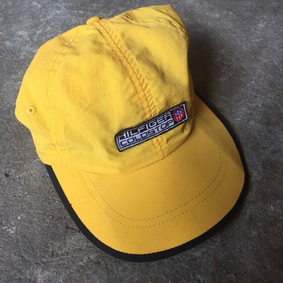 yellow tommy hilfiger hat