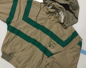 Vintage 90s Nautica J-class nautica challenge sailing gear hoodie jacket Size M/L