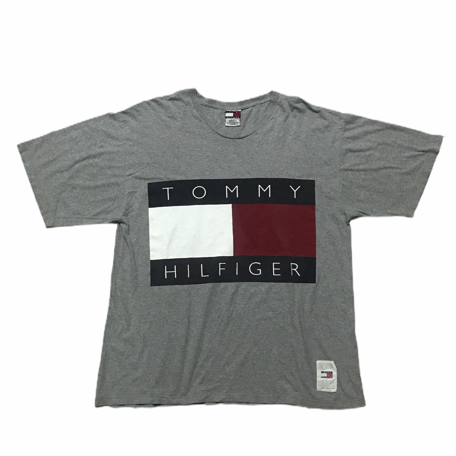 Vintage Tommy Hilfiger Big Flag Logo T Shirt - Etsy