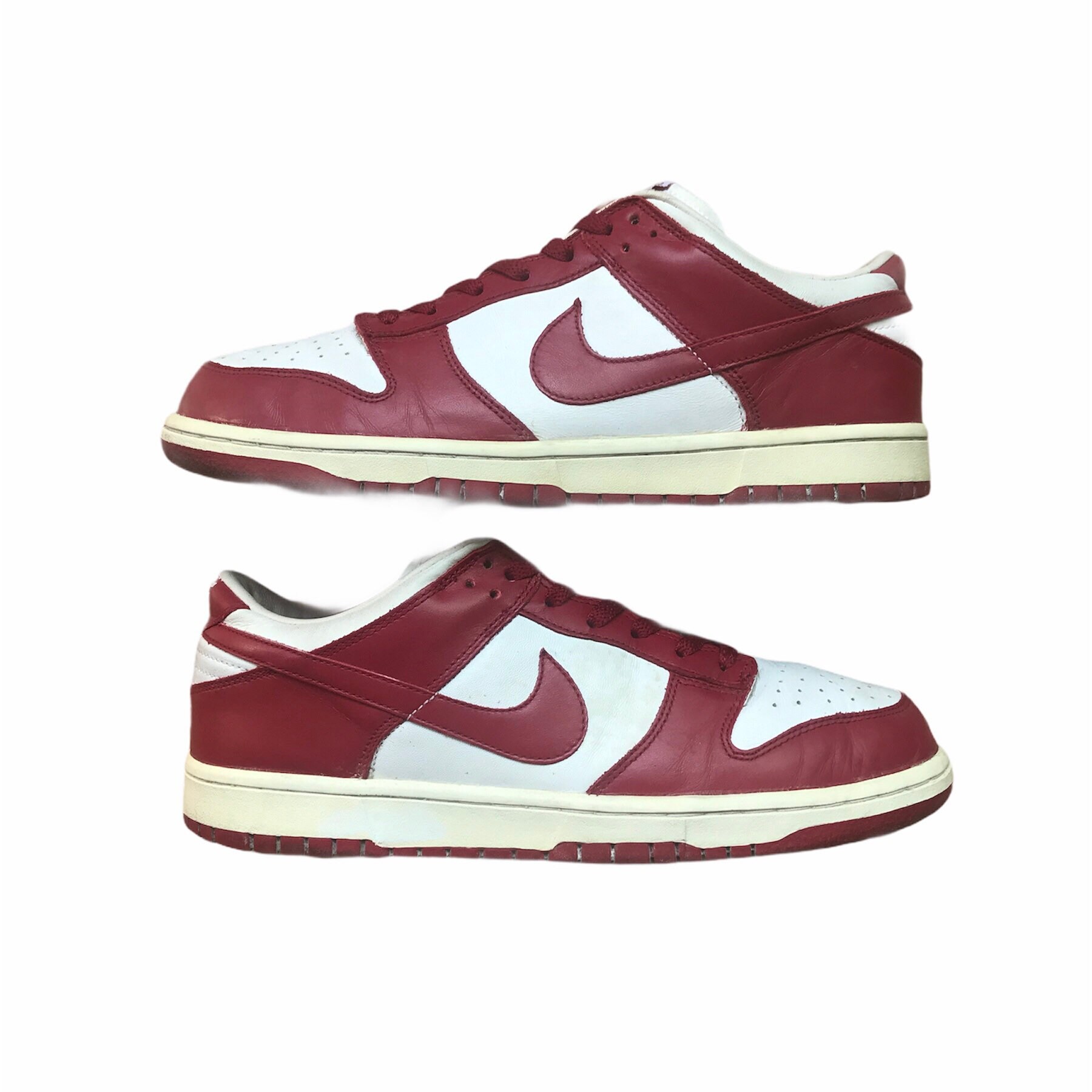 Nike Dunk Low 2004 White Varsity Red OG | Etsy New Zealand