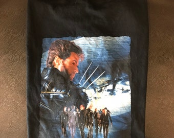 X Men United 2003 marvel promo T shirt X-Men 2 film movie anime comic