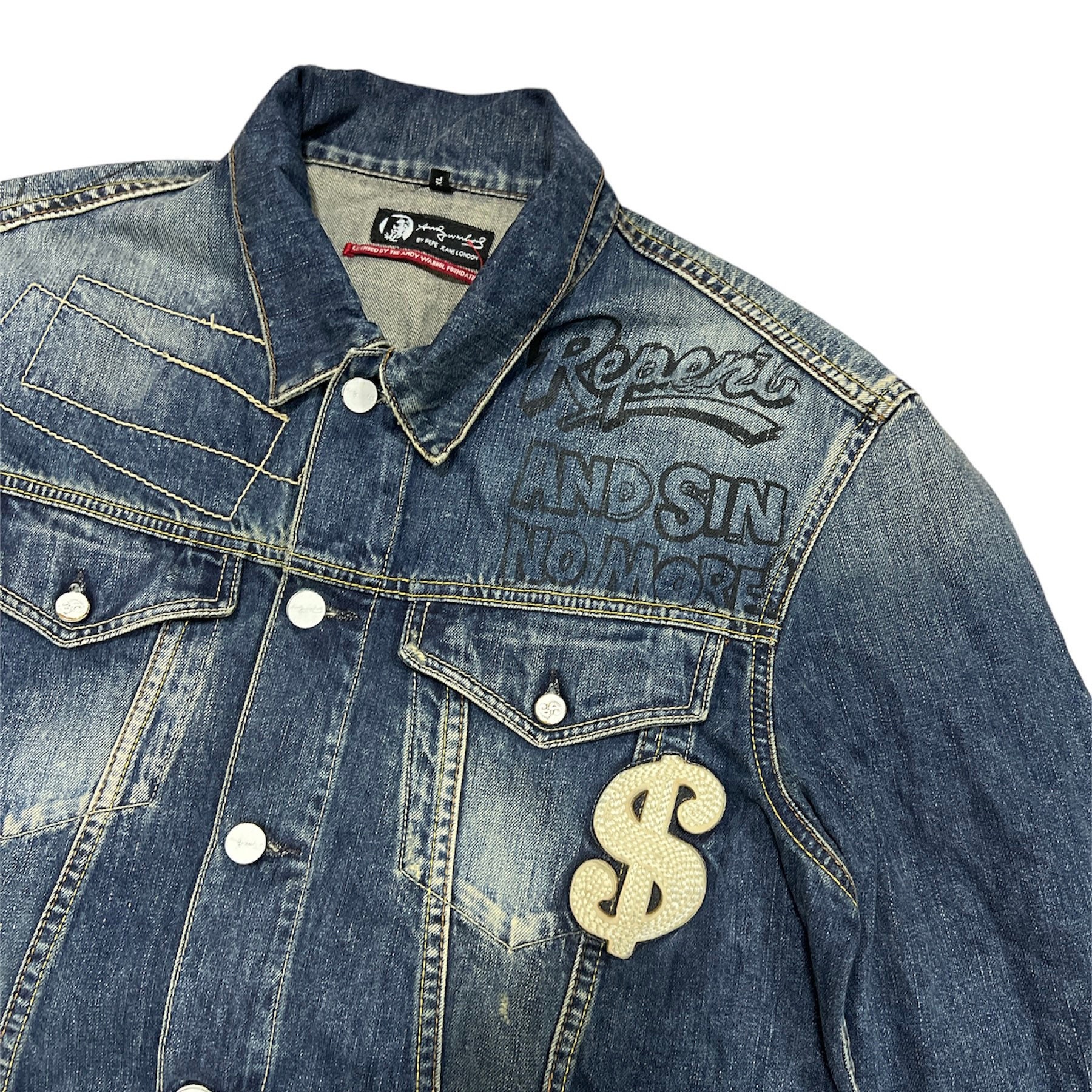 Andy Warhol by Pepe Jeans Type III Jacket Etsy