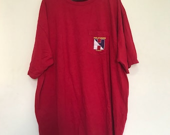 Vintage 90s Tommy hilfiger sailing gear pocket tee Size XXL