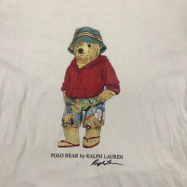 90s RALPH LAUREN POLO BEAR 雪の結晶 2000 テディ スモール フラッグセーター ポロ ベア | POLO RALPH LAUREN
